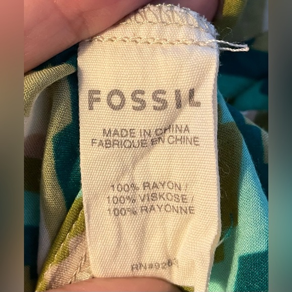 Fossil A-Line Dress with Art Deco / Geometric Design - Picture 8 of 8